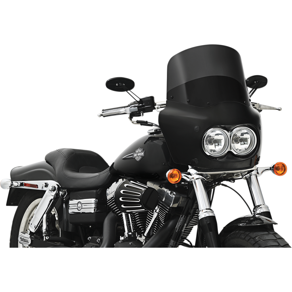 MEMPHIS SHADES - Road Warrior Fairing - Fat Bob View 2 - MetalCore Harley Supply