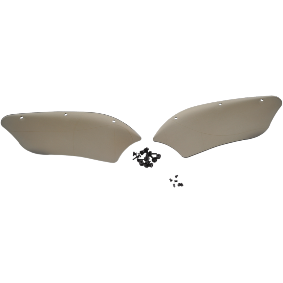 MEMPHIS SHADES - Batwing Wind Deflectors - Black - MetalCore Harley Supply