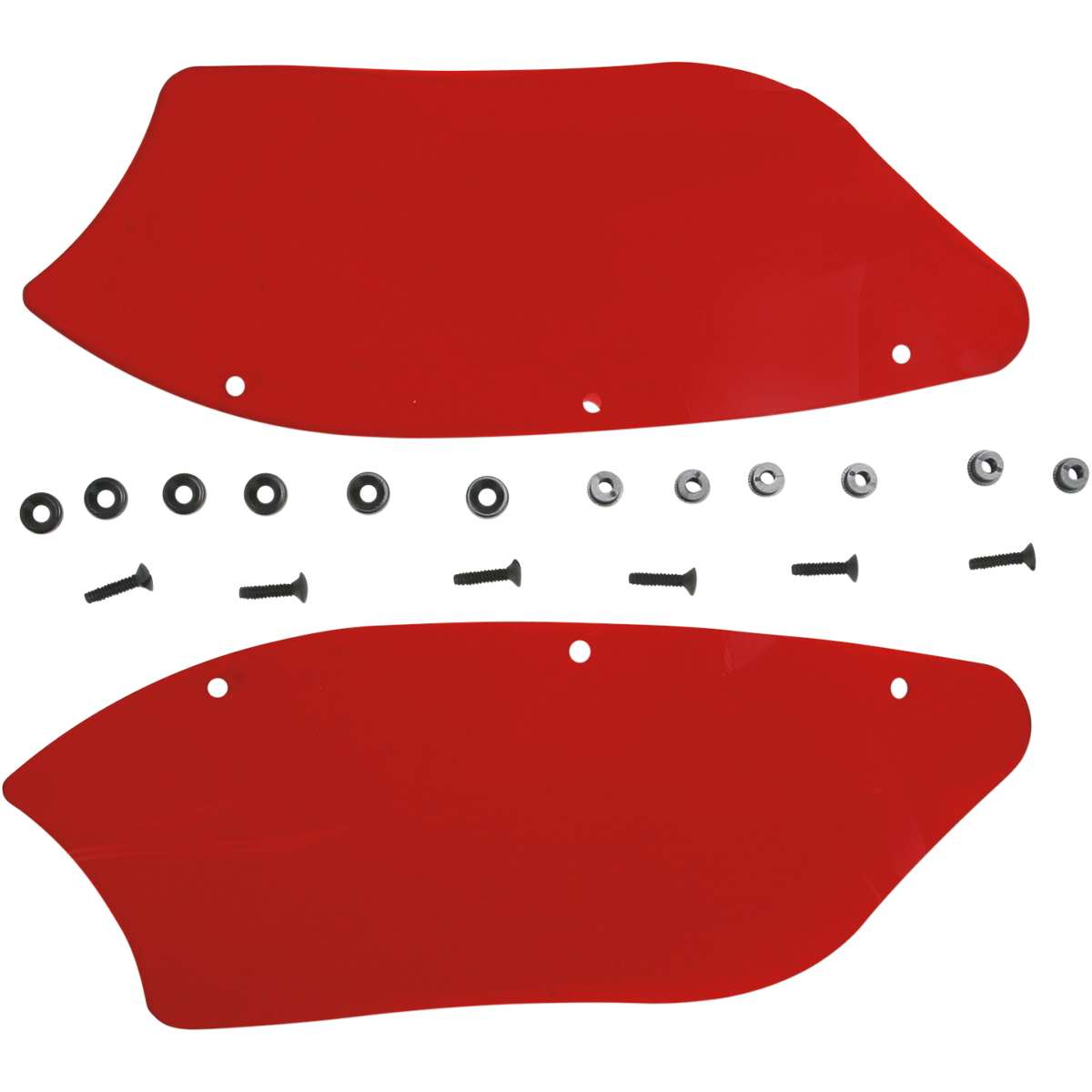 MEMPHIS SHADES - Batwing Wind Deflectors - Black View 3 - MetalCore Harley Supply