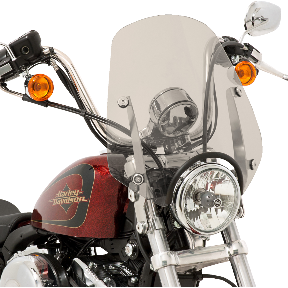 MEMPHIS SHADES - Attachment Assembly - Polished - MetalCore Harley Supply - View 2