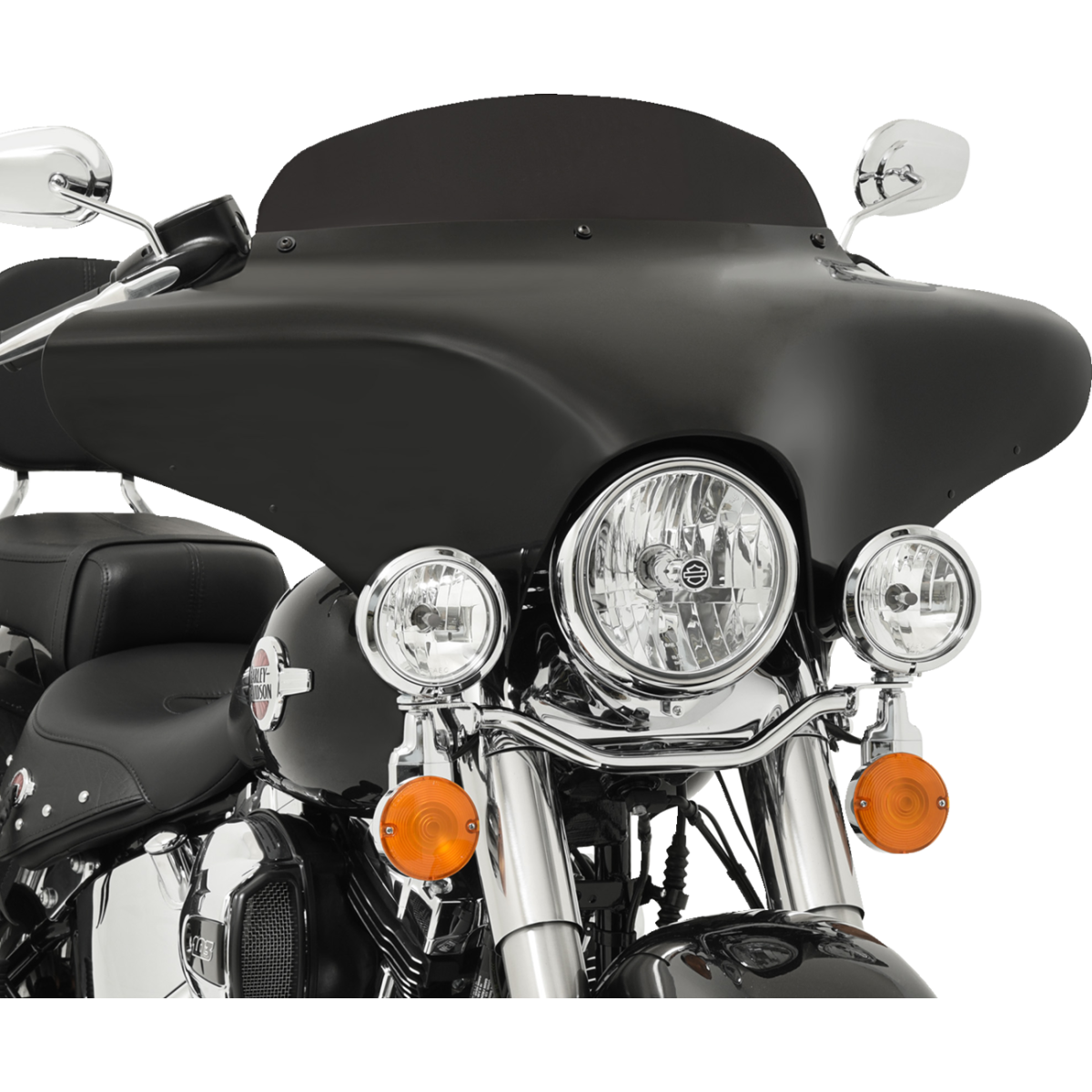 MEMPHIS SHADES - Batwing Screw Set - Black View 3 - MetalCore Harley Supply