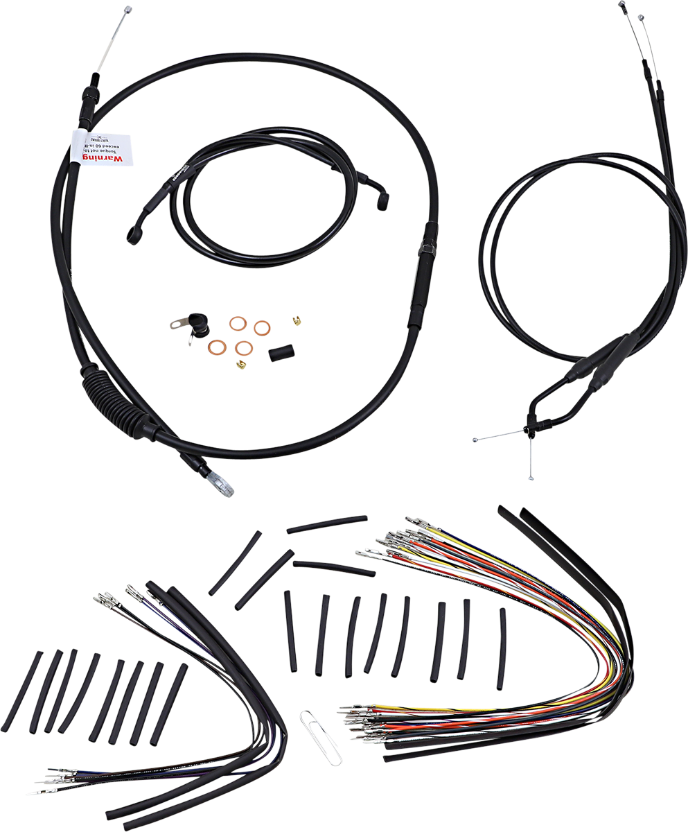 BURLY BRAND-Complete Handlebar Install Kits for T BARS / '04-'22 Sportster-Handlebar Install Kits-MetalCore Harley Supply