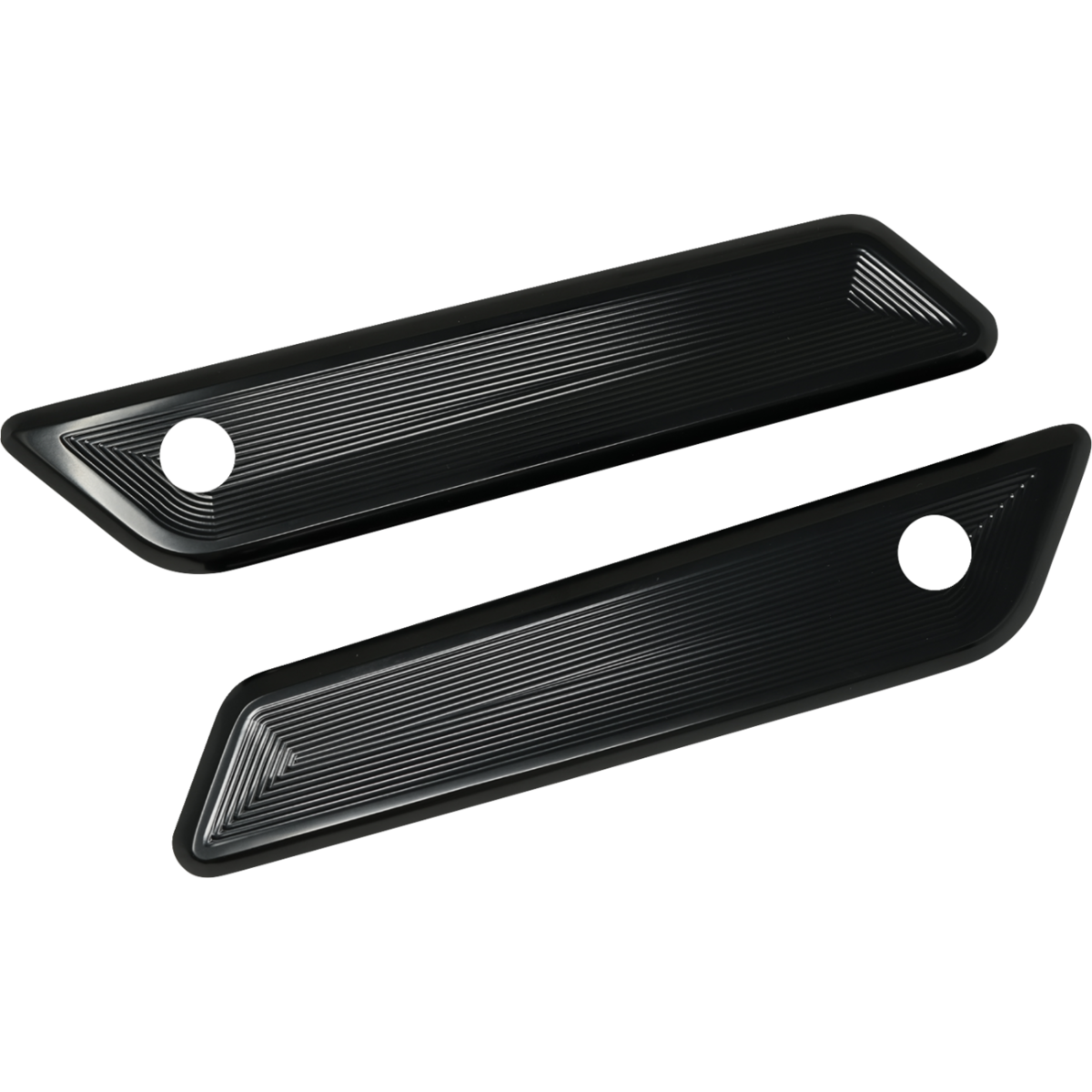 KODLIN - Vektor Latch Covers Gloss Black '23-'26 - Latch Covers - MetalCore Harley Supply