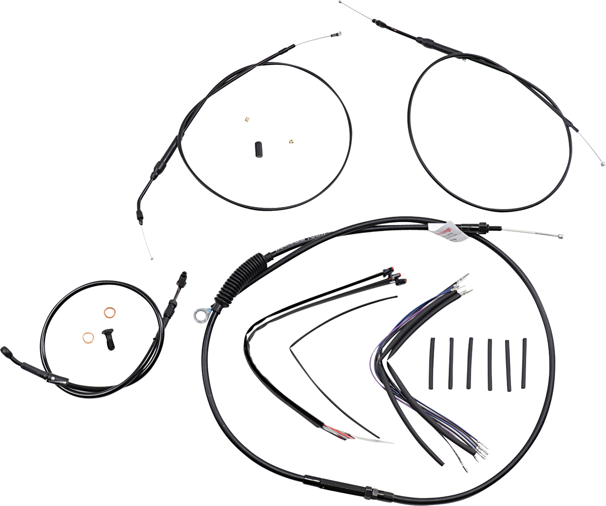 BURLY BRAND-Complete Handlebar Install Kits for T BARS / '04-'22 Sportster-Handlebar Install Kits-MetalCore Harley Supply