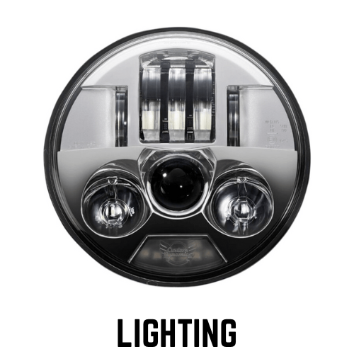 MetalCore's Harley M8 Softail parts Lighting collection