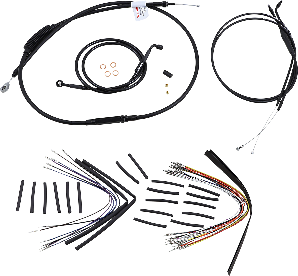 BURLY BRAND-Complete Handlebar Install Kits for T BARS / '04-'22 Sportster-Handlebar Install Kits-MetalCore Harley Supply
