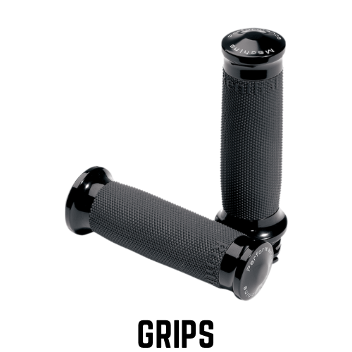 MetalCore's Harley M8 Softail parts Grips collection