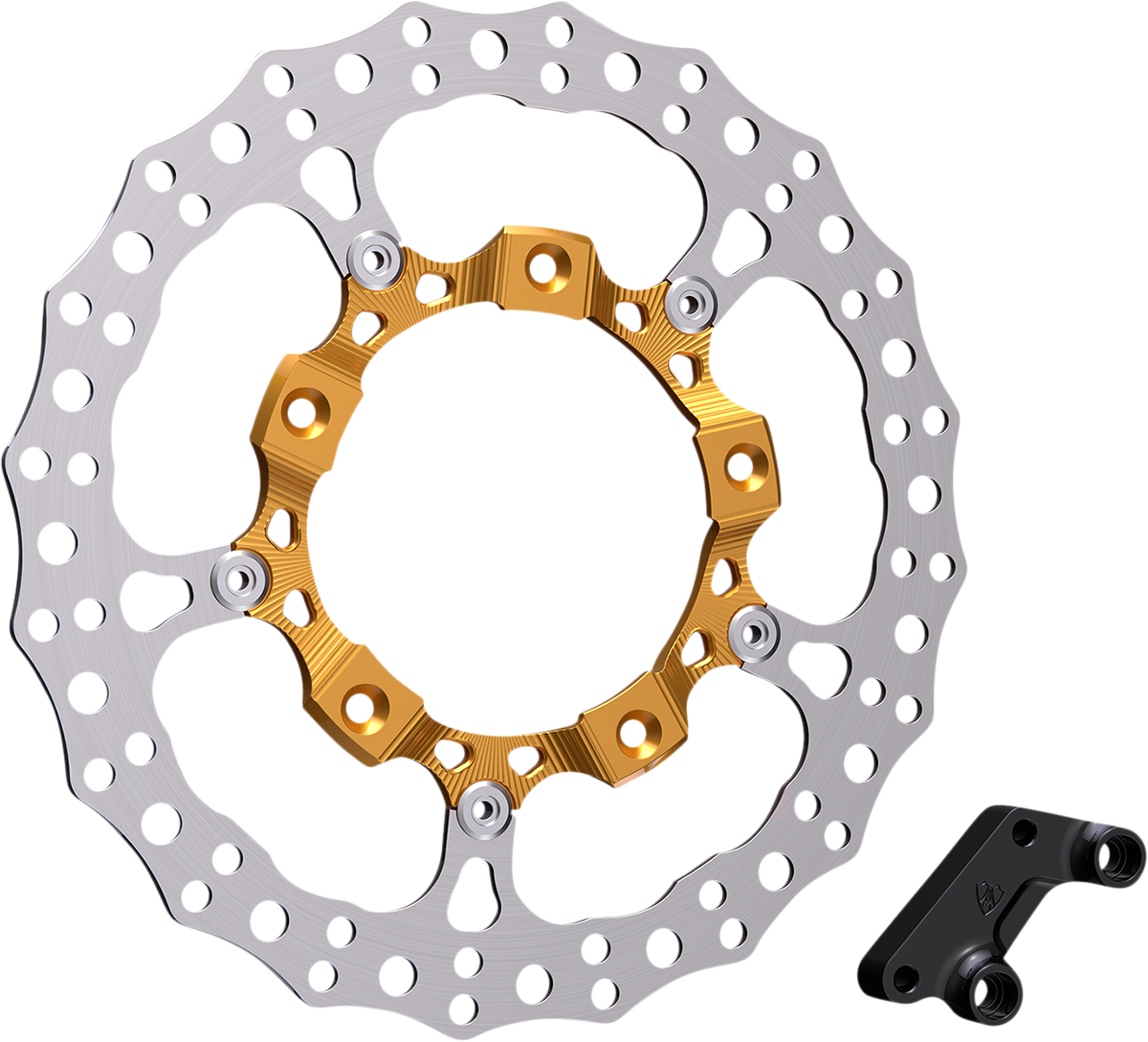 ARLEN NESS-Big Brake 14" Full Floating Brake Rotor Kits / '14-'22 Bagger-Rotors-MetalCore Harley Supply