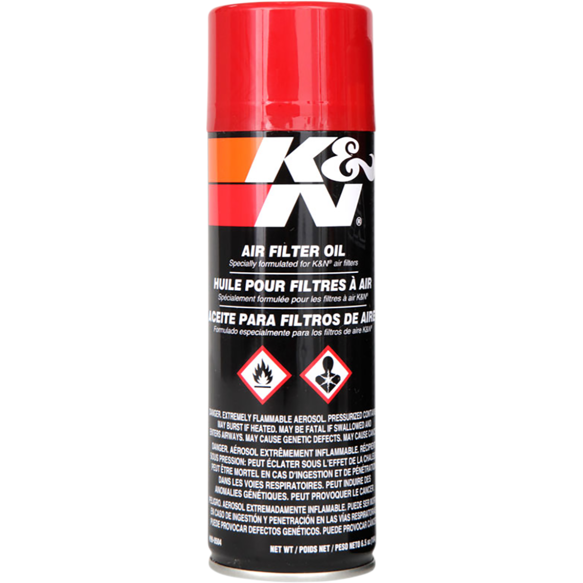 K&N Filters - Air Filter Oil - 6.5 oz Aerosol - Air Filter Oil - MetalCore Harley Supply