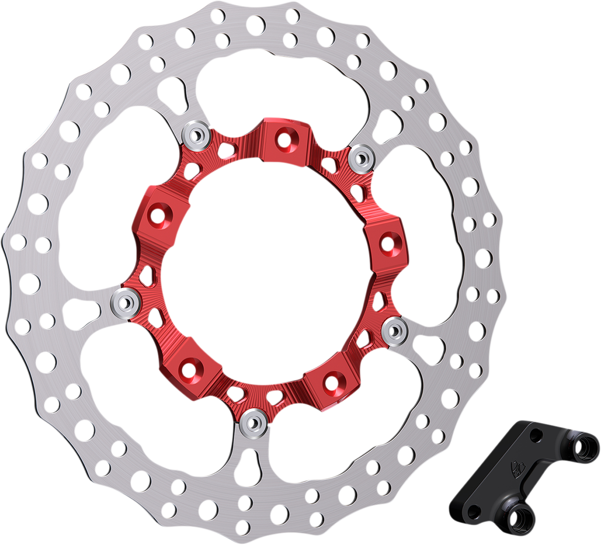 ARLEN NESS-Big Brake 14" Full Floating Brake Rotor Kits / '14-'22 Bagger-Rotors-MetalCore Harley Supply
