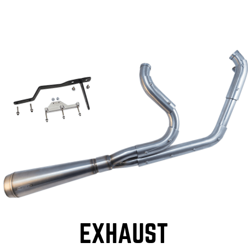 MetalCore's Harley M8 Softail parts Exhaust collection