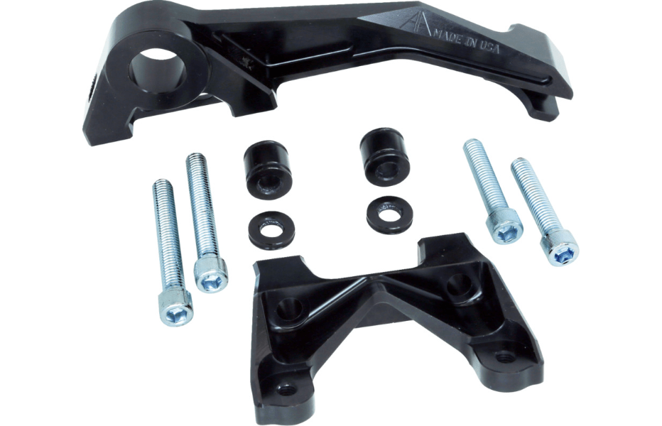 ALLOY ART - Multi Rear Brake Caliper Mount / '09 - '24 Bagger - Caliper Brackets - MetalCore Harley Supply