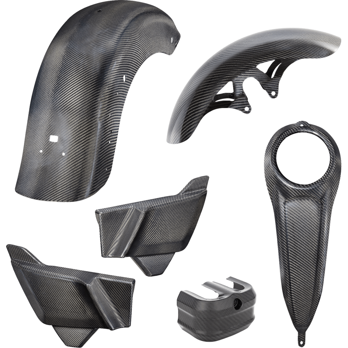 ARLEN NESS - Carbon Fiber Complete Bodywork Kit '23-'26 Touring - Fenders / Plates - MetalCore Harley Supply