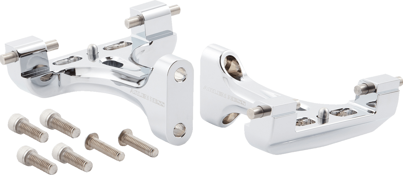 ARLEN NESS-Forged Passenger Floorboard Mounts / '93-'23 Bagger-Floorboard Mounts-MetalCore Harley Supply