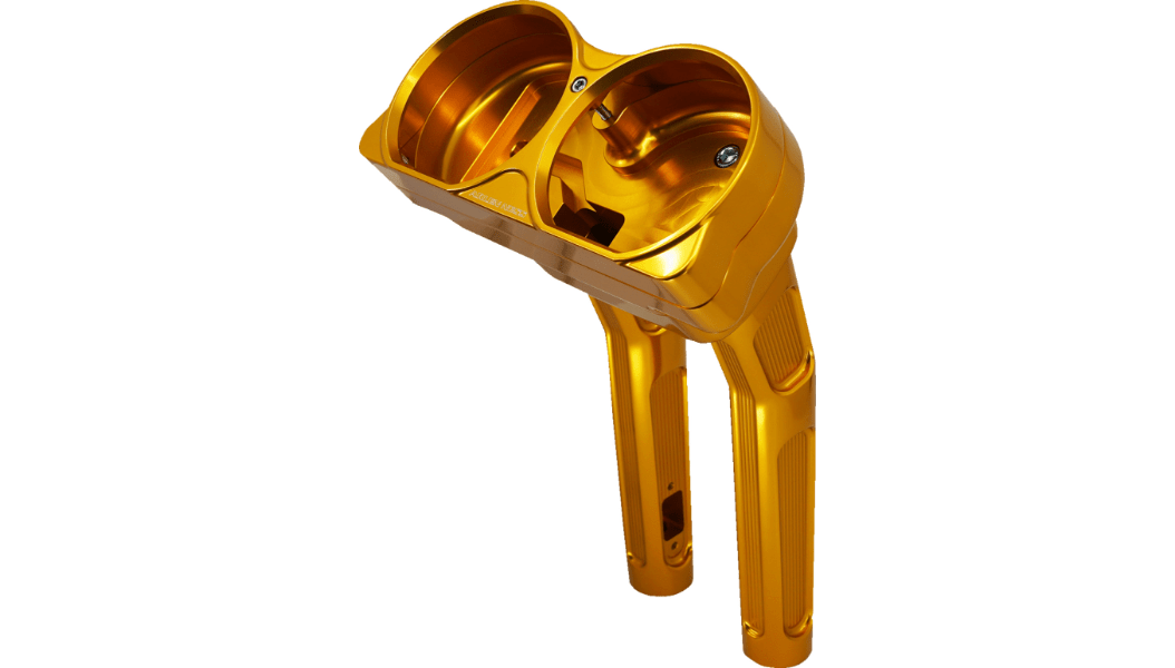 ARLEN NESS-Method Kickback Riser Kit W/ Integrated Gauge Housing / '15-'22 Bagger-Risers-MetalCore Harley Supply