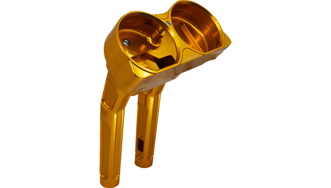 ARLEN NESS-Method Kickback Riser Kit W/ Integrated Gauge Housing / '15-'22 Bagger-Risers-MetalCore Harley Supply