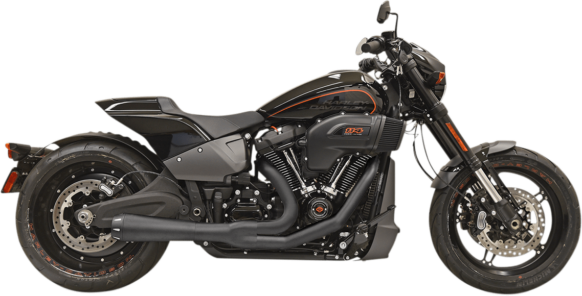 BASSANI EXHAUST-2-into-1 Road Rage Exhaust System - MetalCore Harley Supply