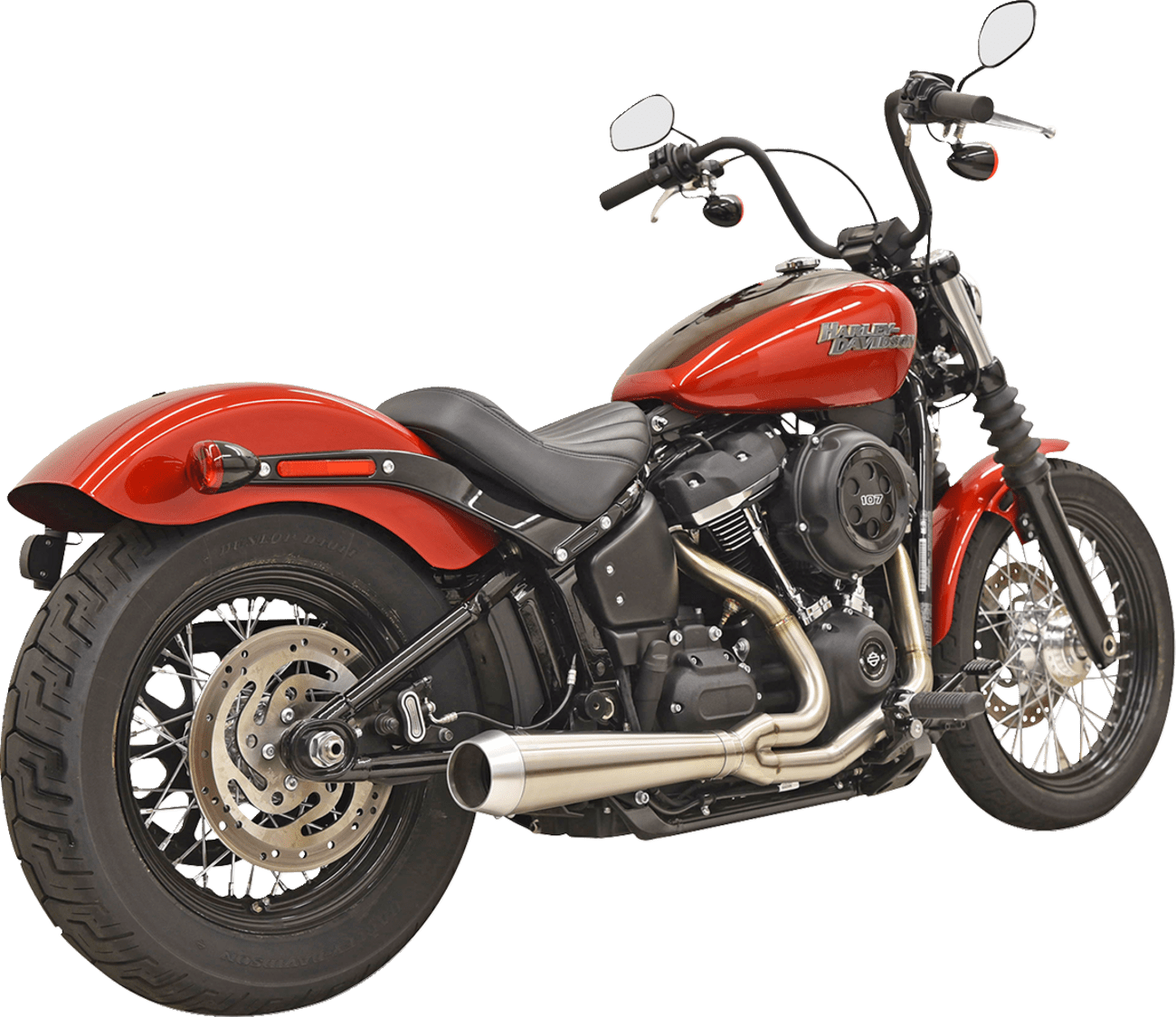 BASSANI EXHAUST-2-into-1 Road Rage III Exhaust System - MetalCore Harley Supply