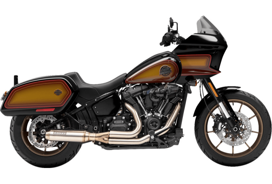 BASSANI EXHAUST - 2 - into - 1 Stainless Exhaust System with 4" Super Bike Muffler / ST | FLSB - Exhaust - 2 into 1 - MetalCore Harley Supply