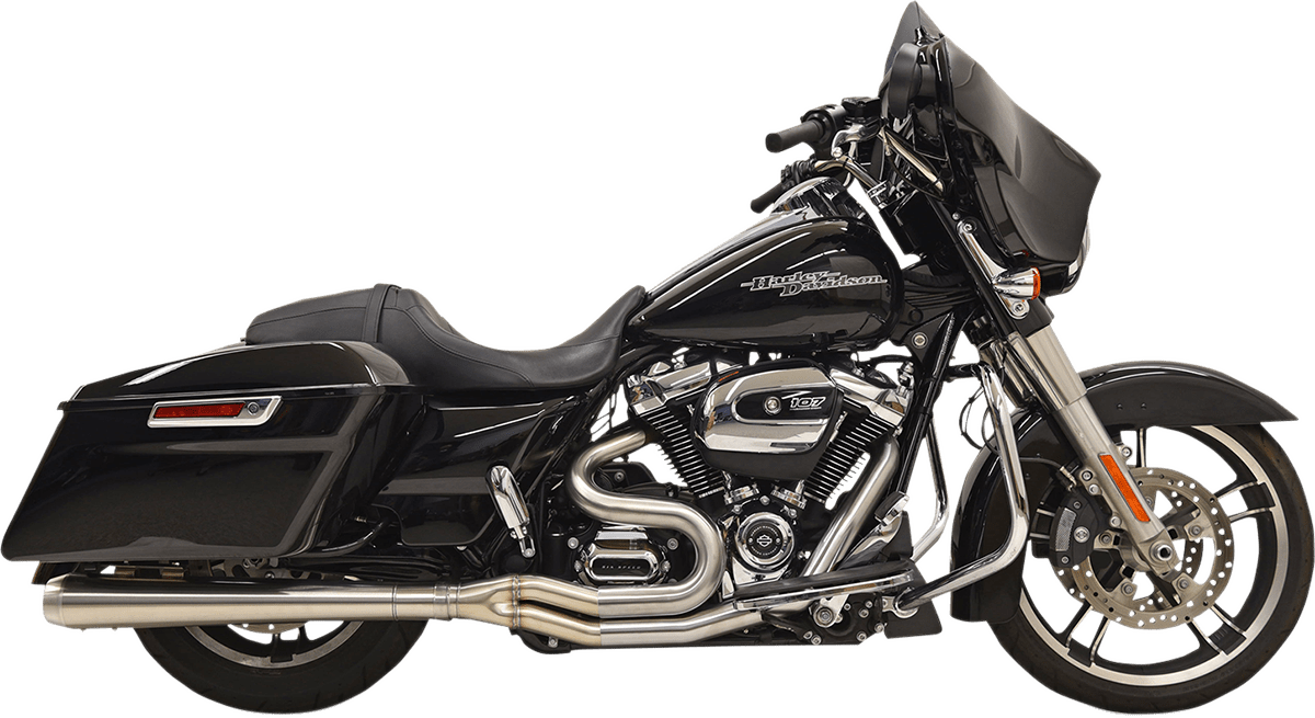 BASSANI EXHAUST-2:1 Exhaust - Stainless Steel - Megaphone - MetalCore Harley Supply