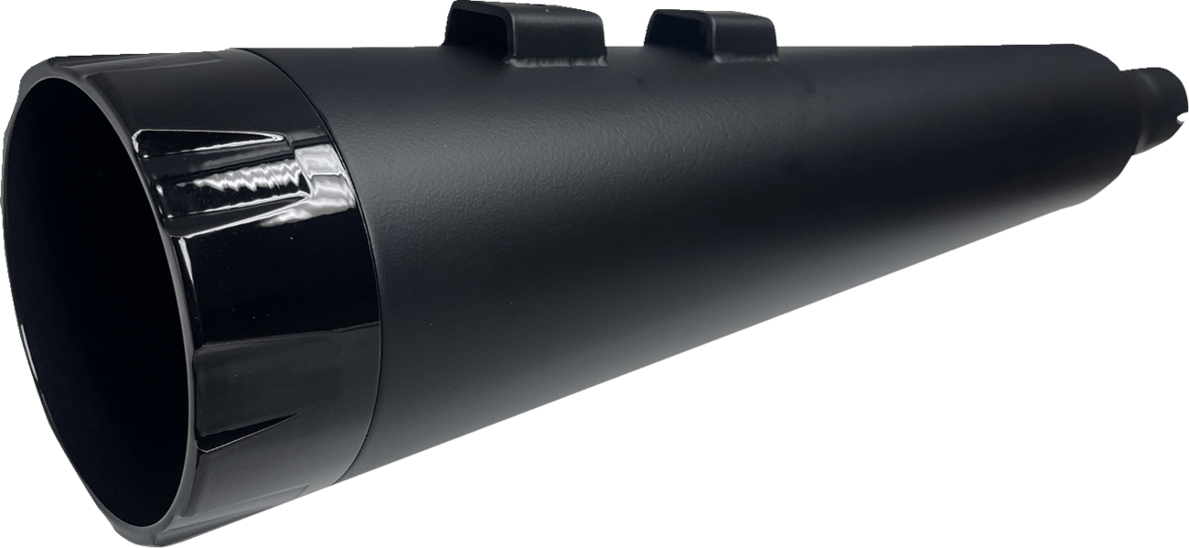 BASSANI EXHAUST-4-1/2" Straight Can Slip-On Mufflers - MetalCore Harley Supply