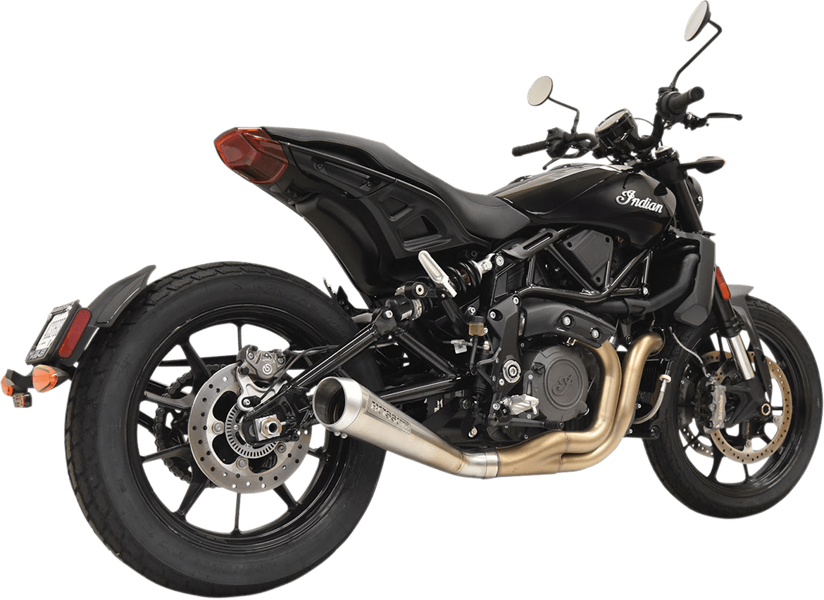 BASSANI EXHAUST-4" Short Megaphone Muffler - MetalCore Harley Supply