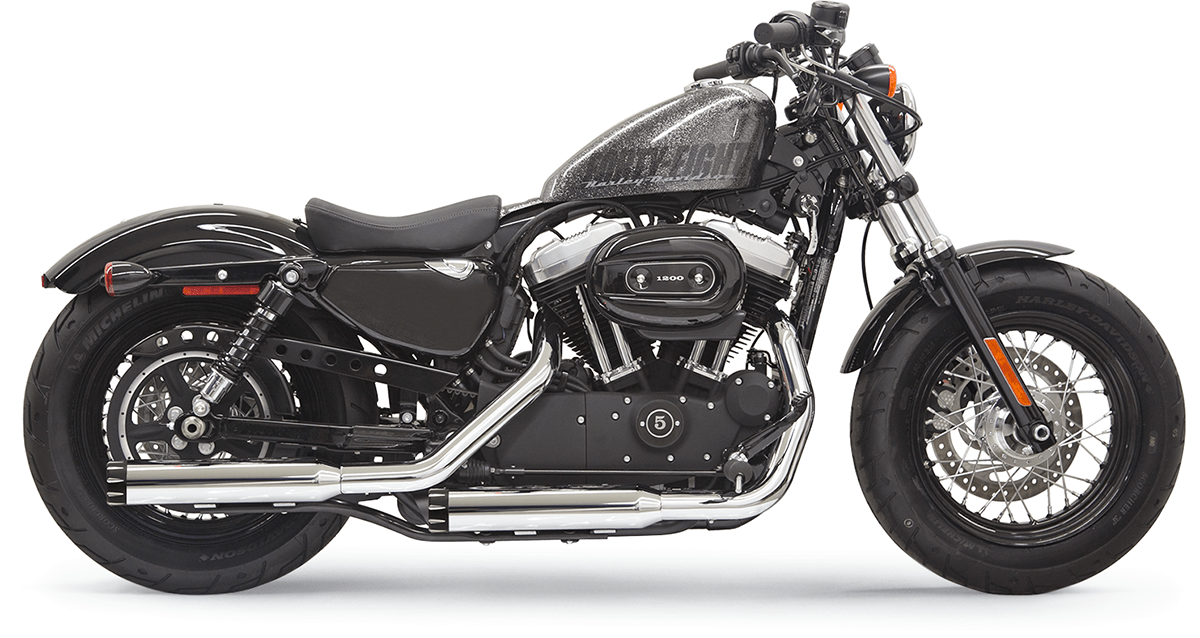 BASSANI EXHAUST-Firepower Series Slip-On Mufflers - MetalCore Harley Supply