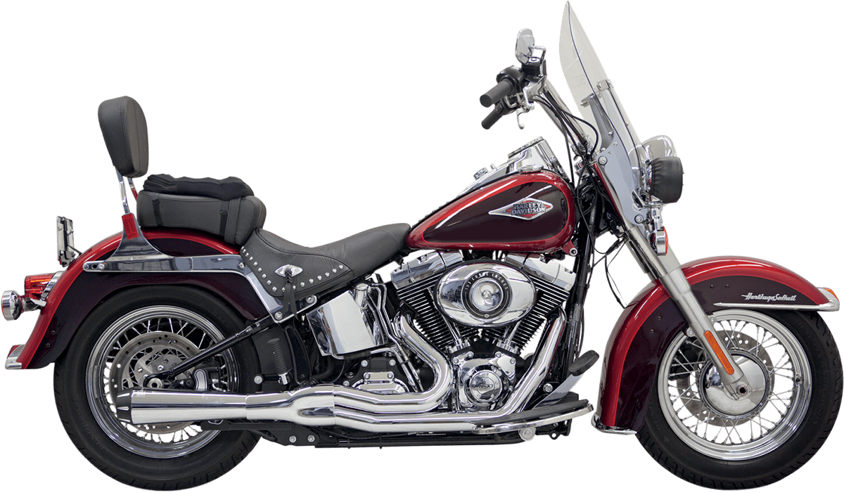 BASSANI EXHAUST-Mega Power Exhaust - Short - FXS/FLS - MetalCore Harley Supply