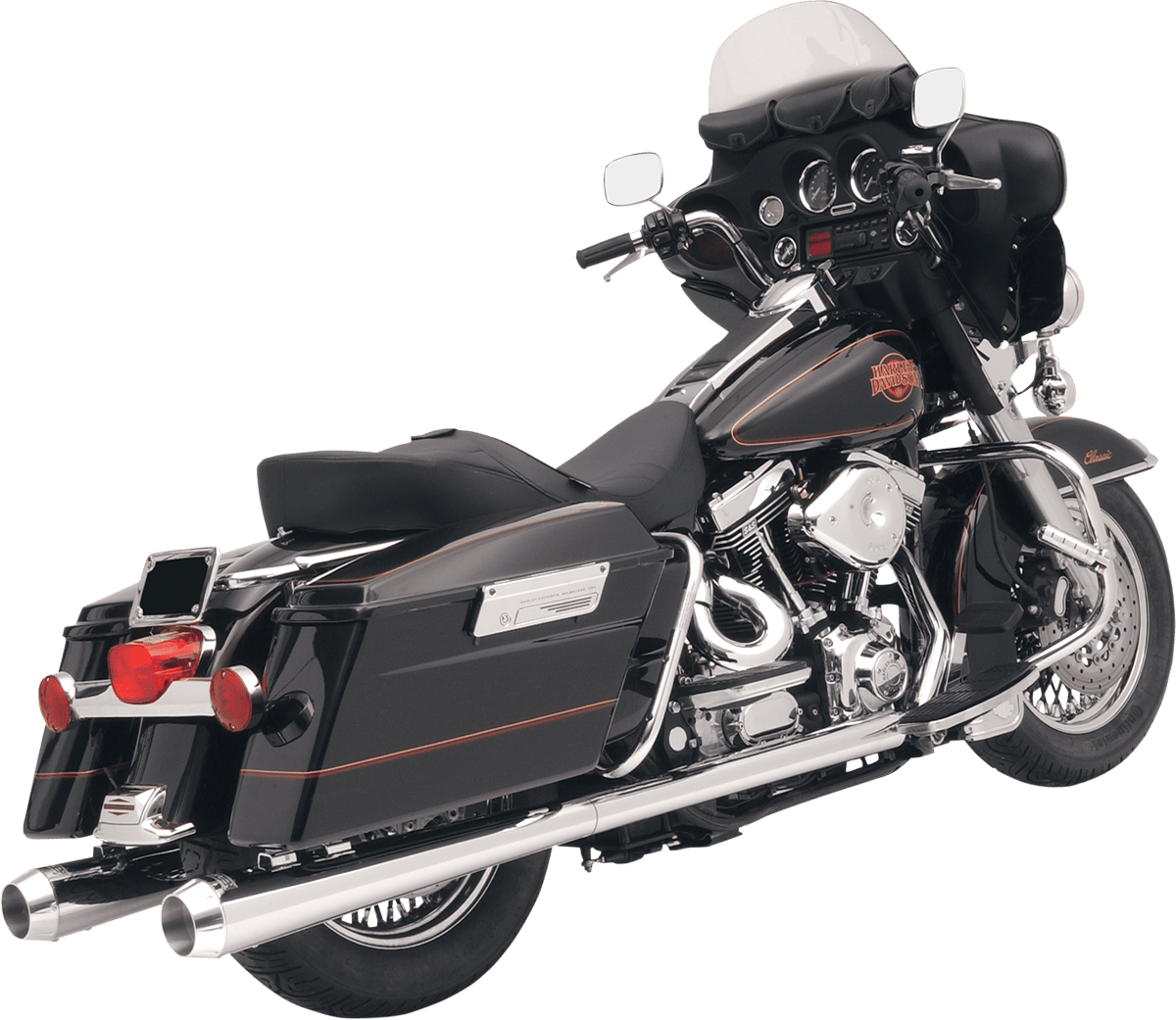 BASSANI EXHAUST-Megaphone Slip-On Mufflers - MetalCore Harley Supply