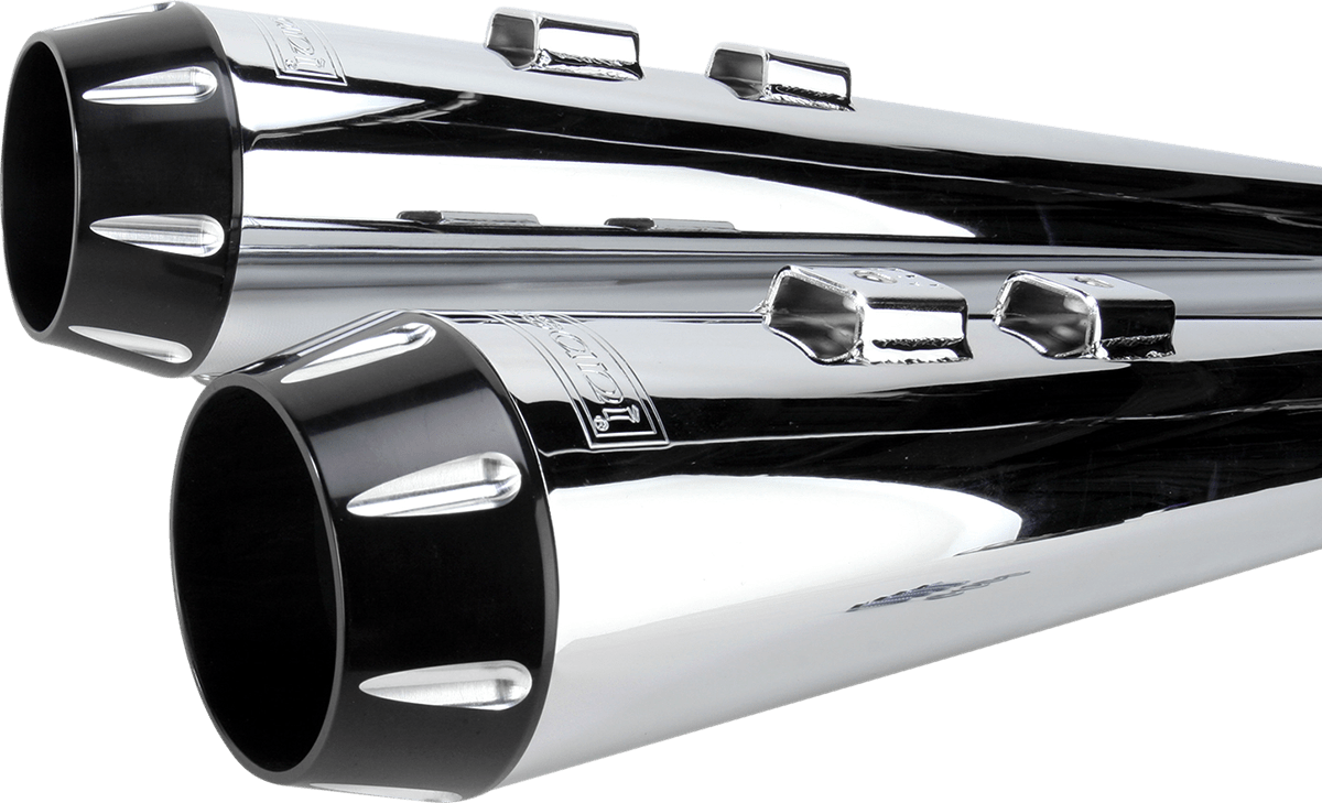 BASSANI EXHAUST-Megaphone Slip-On Mufflers - MetalCore Harley Supply