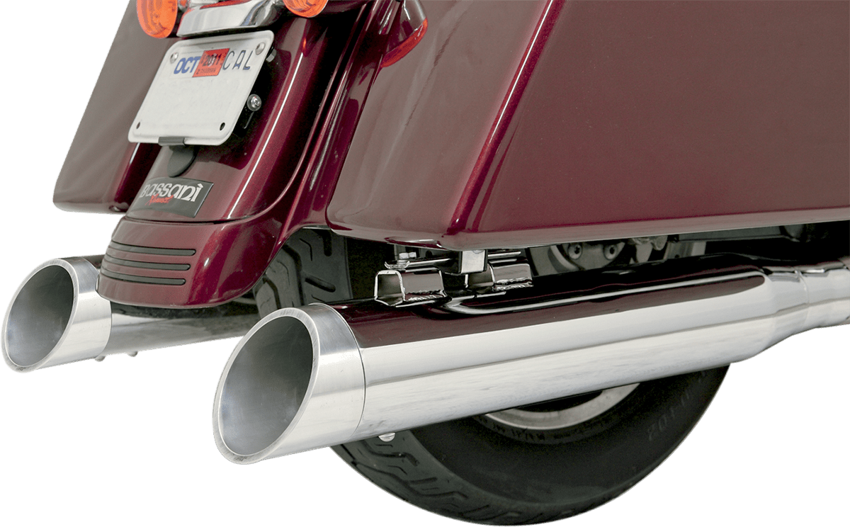 BASSANI EXHAUST-Optional B1-Syle Quick-Change End Cap — Slash-Cut - MetalCore Harley Supply