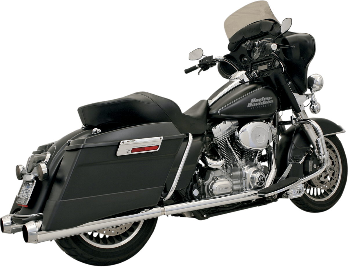 BASSANI EXHAUST-Power Curve True-Dual Crossover Header Pipe - MetalCore Harley Supply