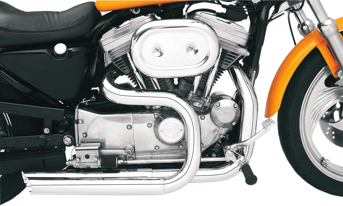 BASSANI EXHAUST-Pro-Street Systems Chrome Heat Shield - MetalCore Harley Supply