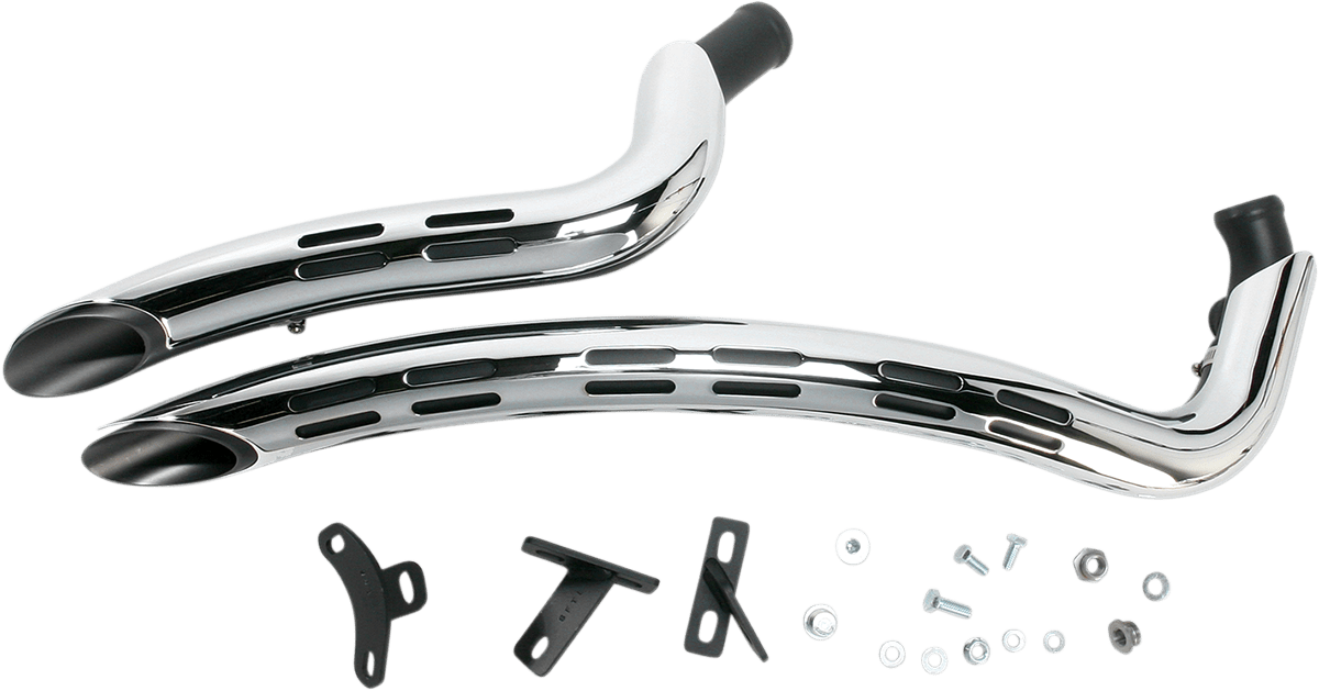 BASSANI EXHAUST-Radial Sweeper Exhaust - MetalCore Harley Supply