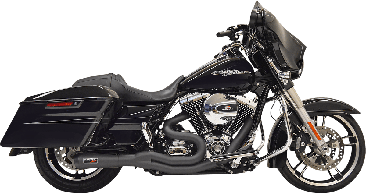 BASSANI EXHAUST-Road Rage II 2-Into-1 Mid-Length Exhaust System - MetalCore Harley Supply