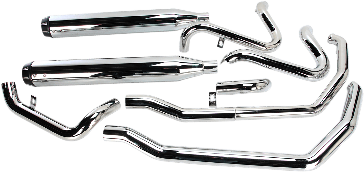 BASSANI EXHAUST-True-Dual Down Under System - MetalCore Harley Supply