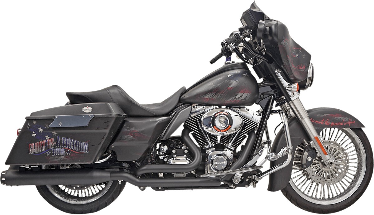 BASSANI EXHAUST-True-Dual Down Under System - MetalCore Harley Supply
