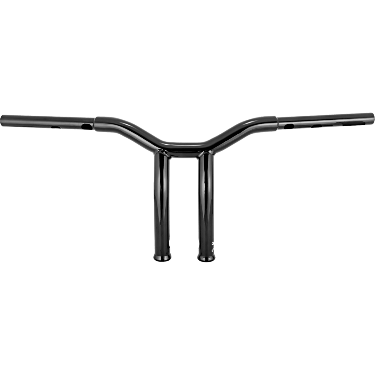 BURLY BRAND - Dominator Handlebars - Black 10" - Handlebars - MetalCore Harley Supply