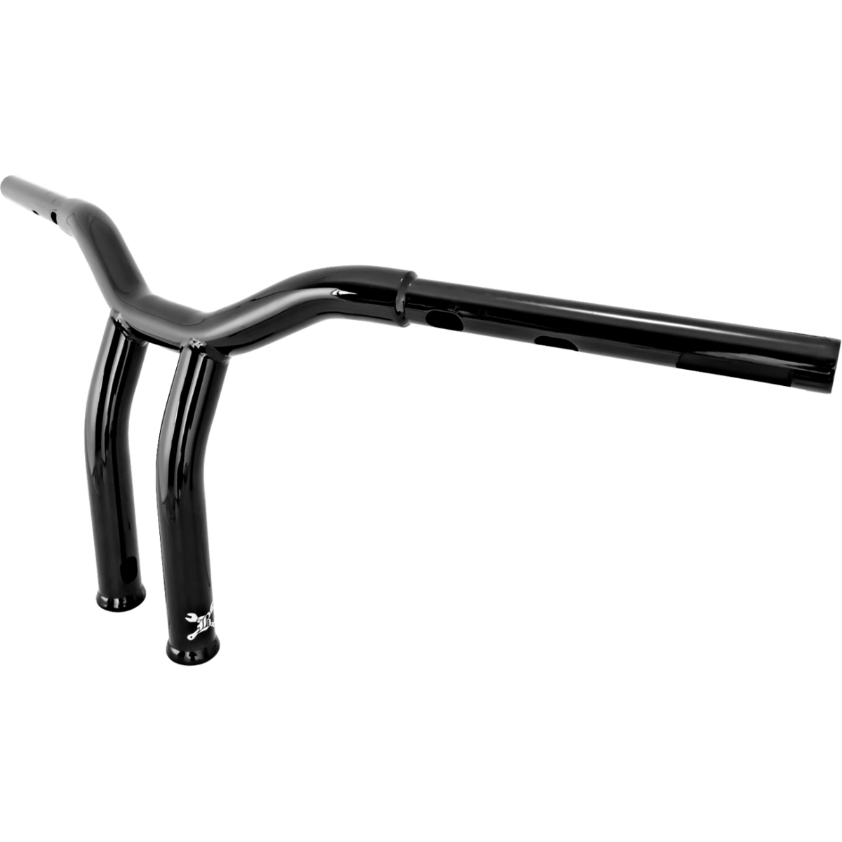 BURLY BRAND - Dominator Handlebars - Black 10" - view 3 - Handlebars - MetalCore Harley Supply
