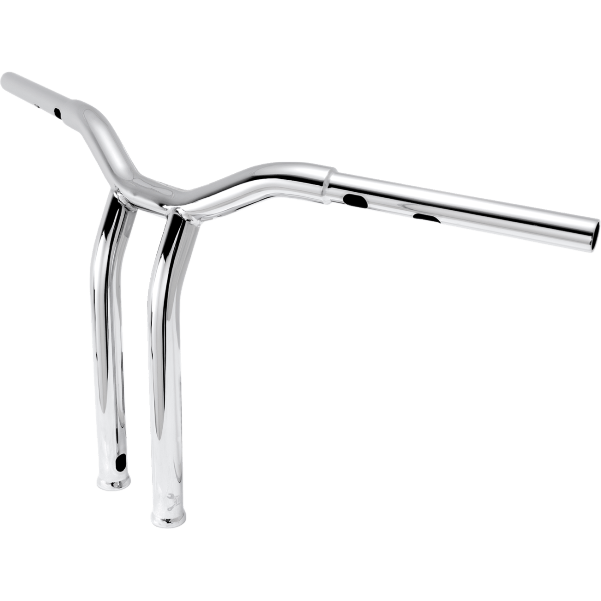 BURLY BRAND - Dominator Handlebars - Chrome 14" - view 3 - Handlebars - MetalCore Harley Supply