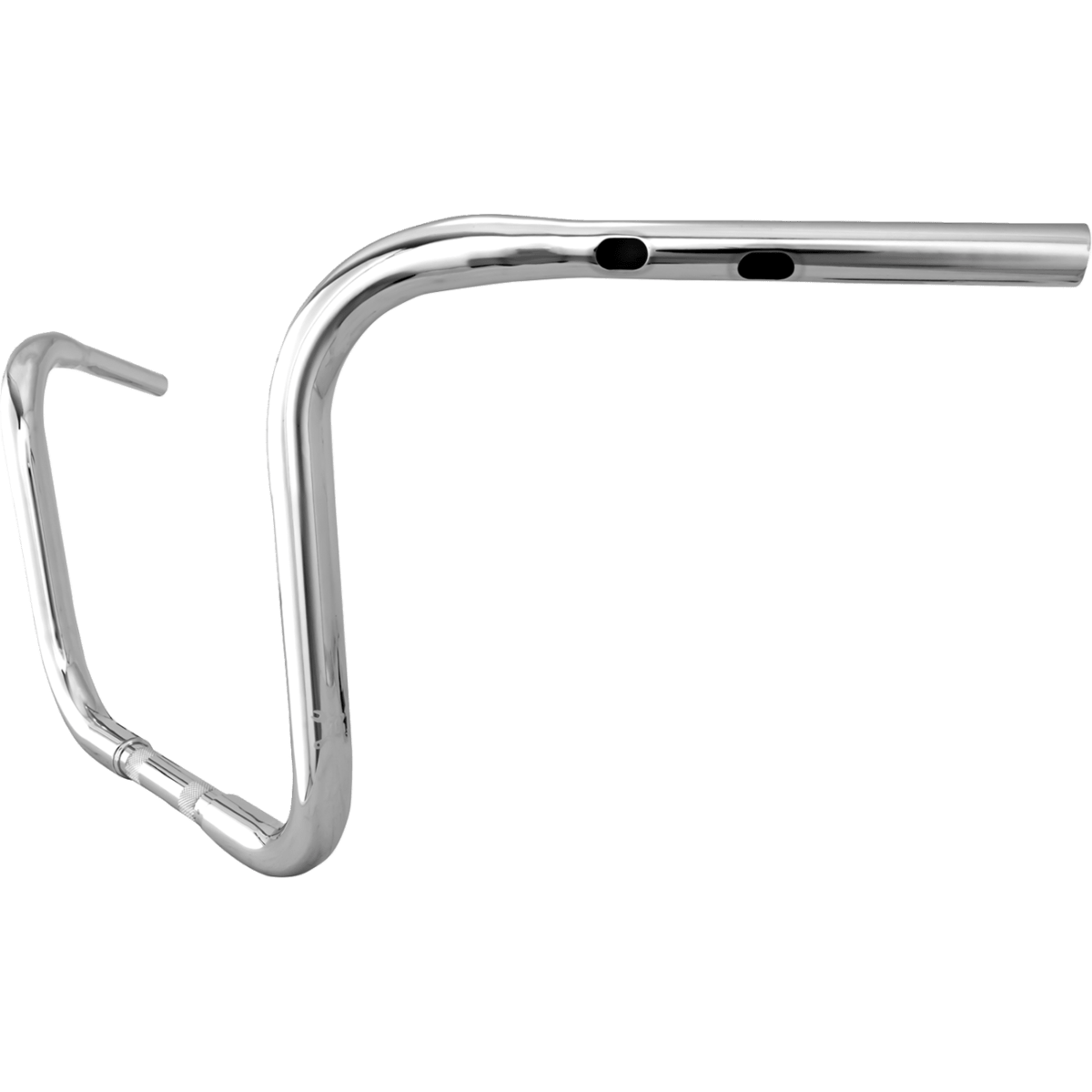 BURLY BRAND - Gorilla Ape Handlebars - Chrome 12" - view 2 - Handlebars - Ape Hangers - MetalCore Harley Supply