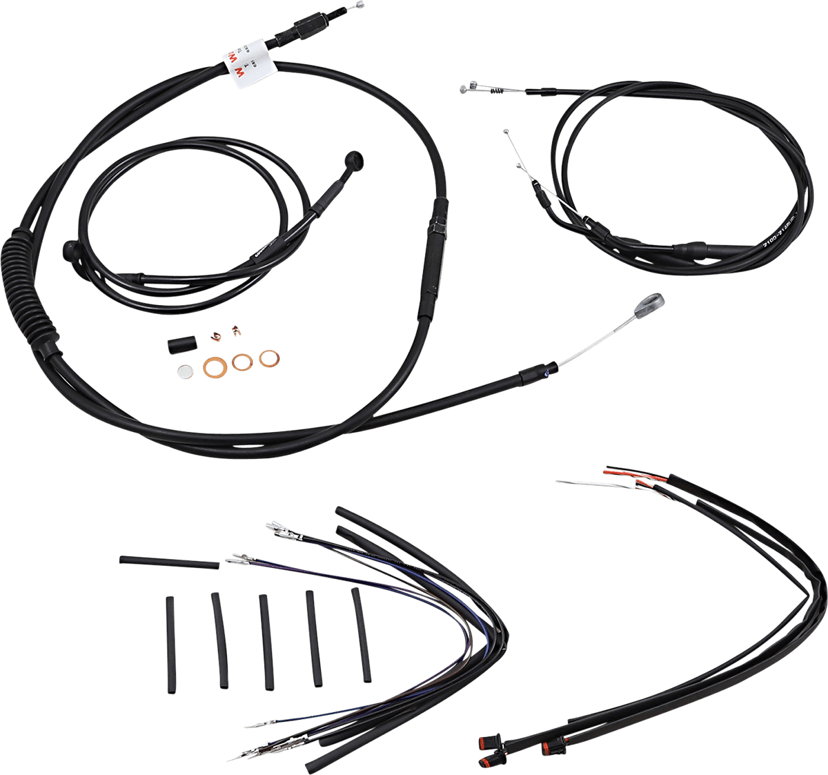 BURLY BRAND-Complete Handlebar Install Kits for T BARs / '96-'17 Dyna-Handlebar Install Kits-MetalCore Harley Supply
