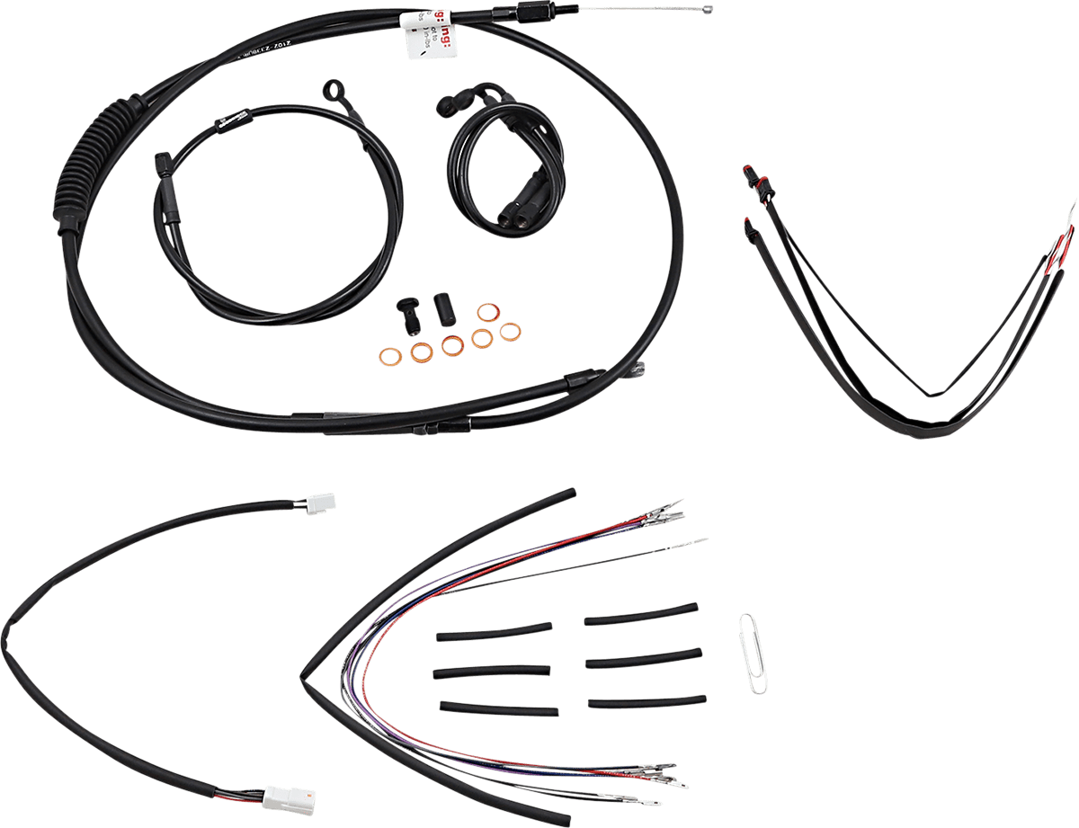 BURLY BRAND-Complete Handlebar Install Kits for Ape Hangers / '08-'16 Bagger-Handlebar Install Kits-MetalCore Harley Supply