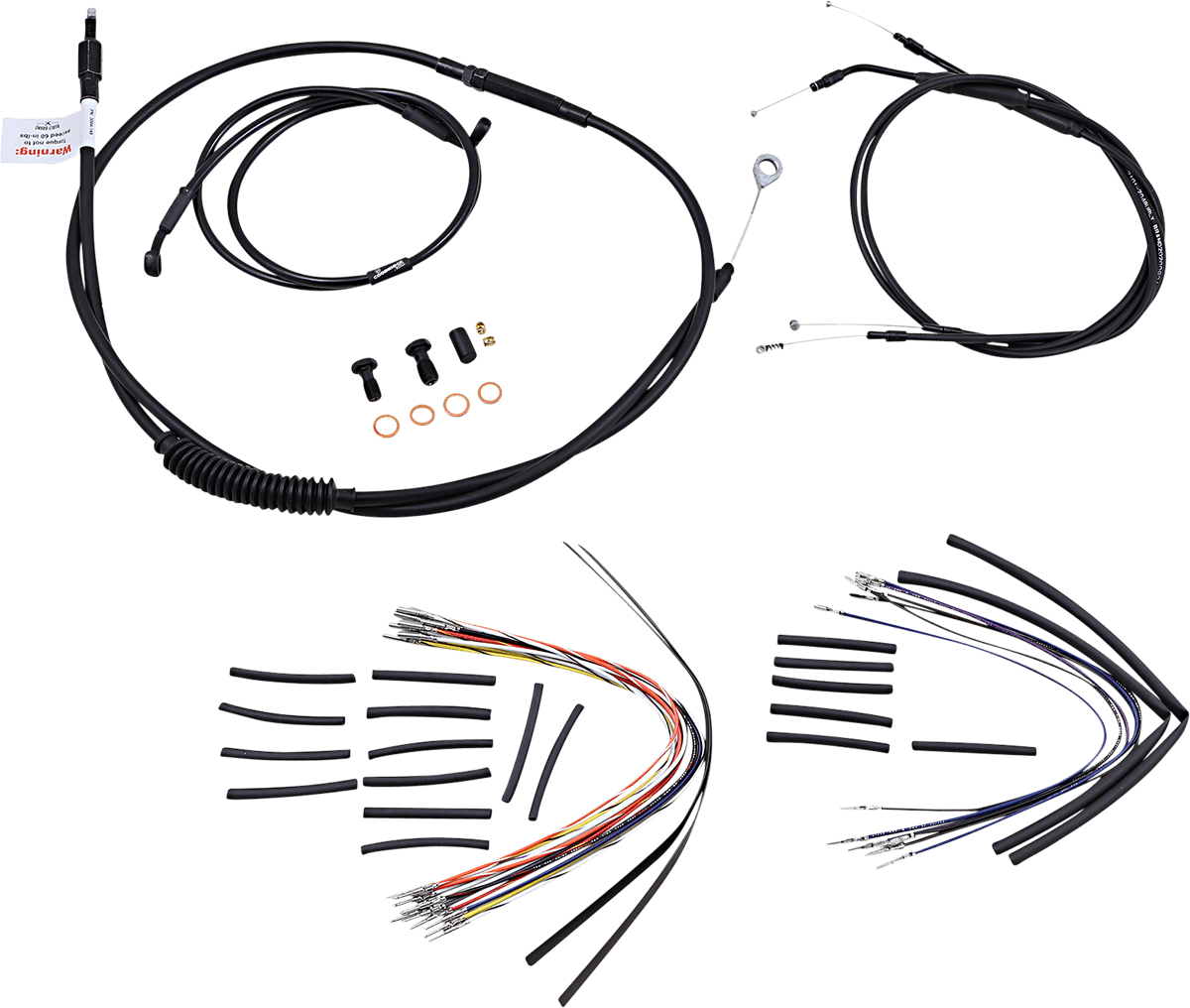 BURLY BRAND-Complete Handlebar Install Kits for T BARs / '96-'17 Dyna-Handlebar Install Kits-MetalCore Harley Supply