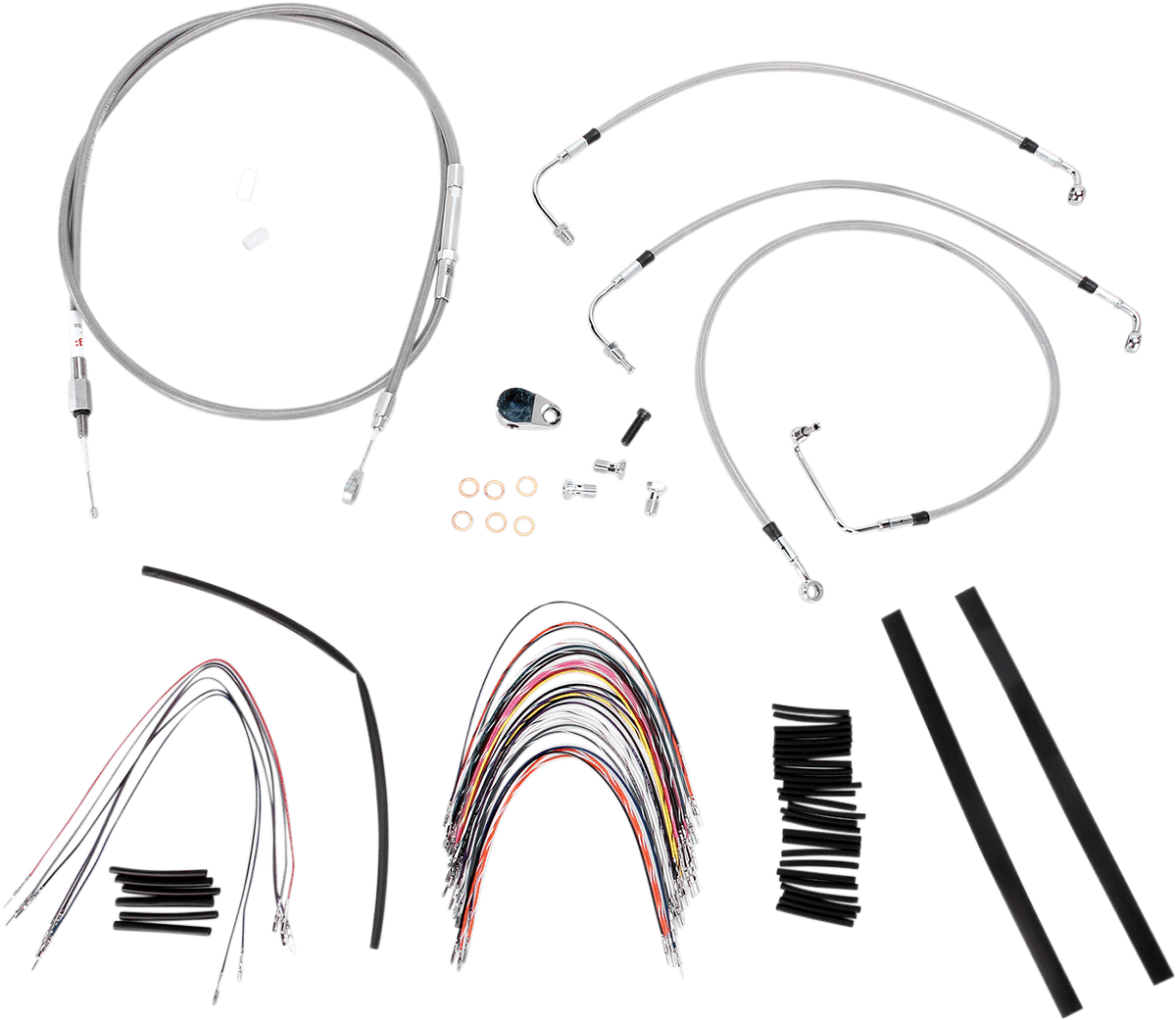 BURLY BRAND-Complete Handlebar Install Kits for Ape Hangers / '08-'16 Bagger-Handlebar Install Kits-MetalCore Harley Supply