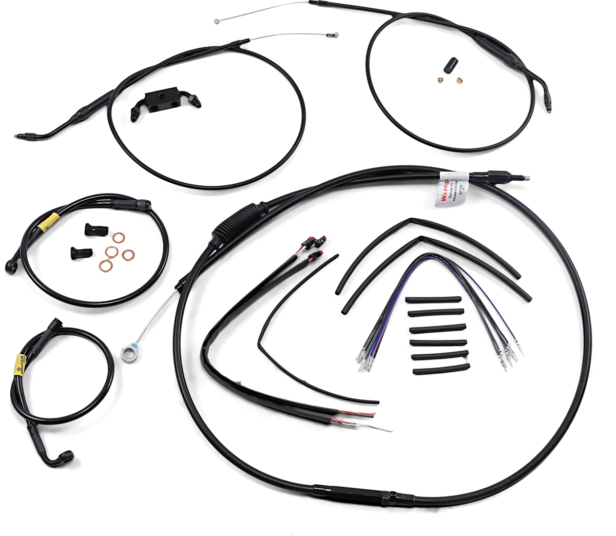 BURLY BRAND-Complete Handlebar Install Kits for T BARs / '96-'17 Dyna-Handlebar Install Kits-MetalCore Harley Supply