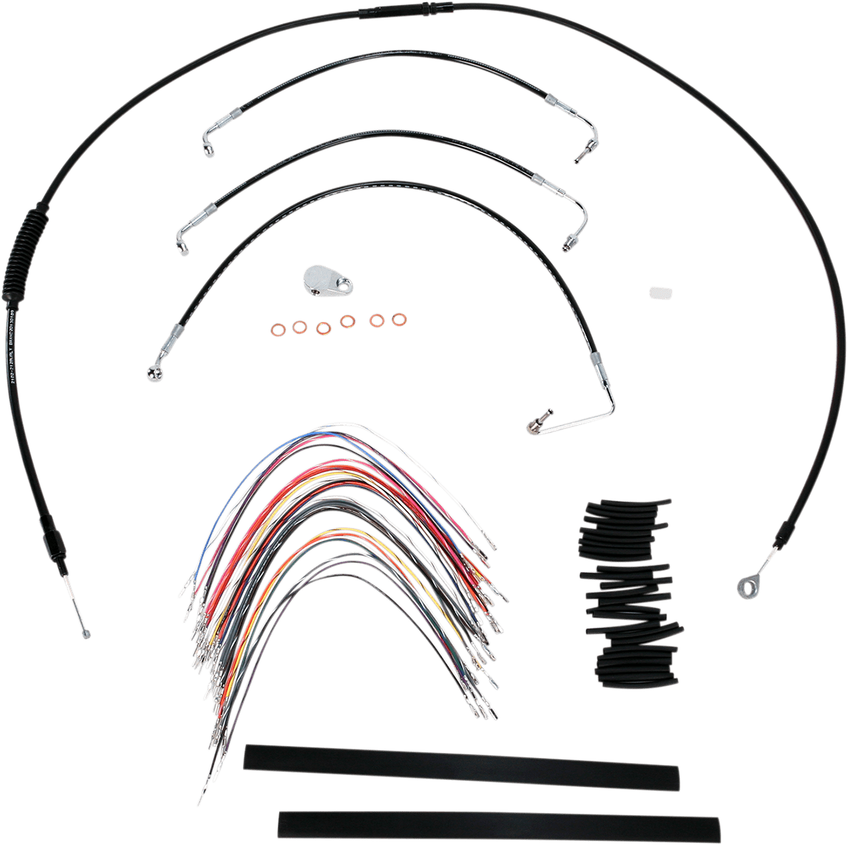 BURLY BRAND-Complete Handlebar Install Kits for Ape Hangers / '08-'16 Bagger-Handlebar Install Kits-MetalCore Harley Supply
