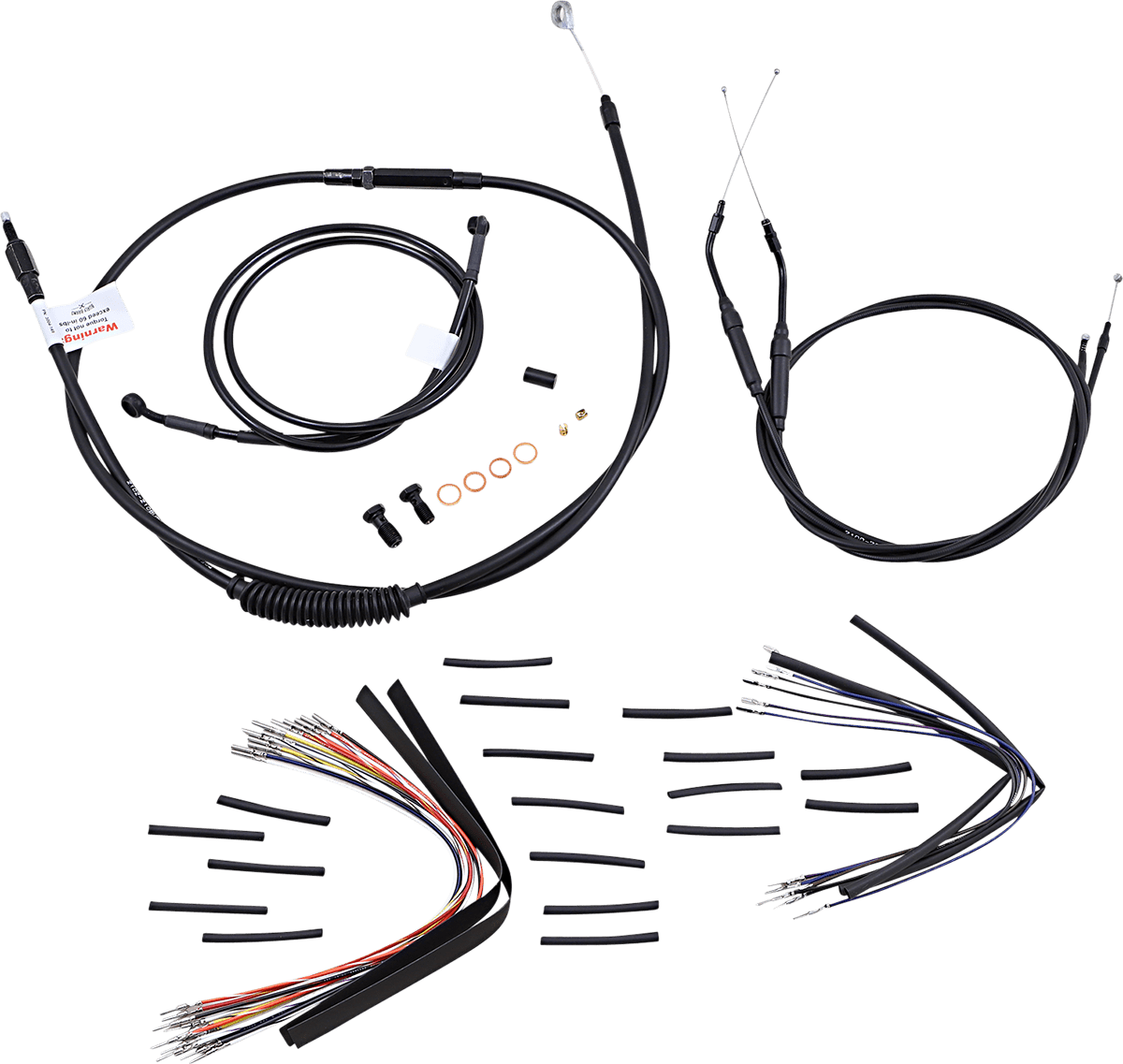 BURLY BRAND-Complete Handlebar Install Kits for T BARs / '96-'17 Dyna-Handlebar Install Kits-MetalCore Harley Supply