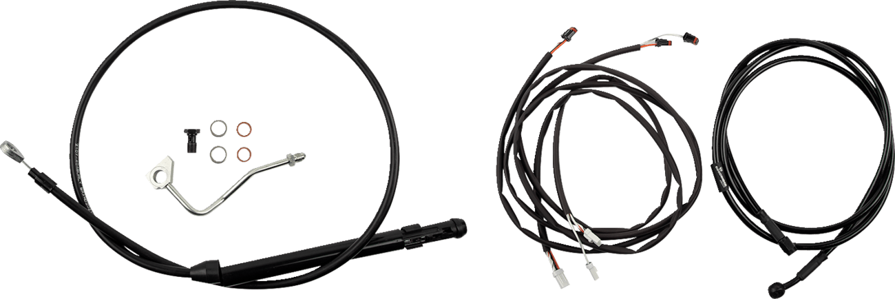 BURLY BRAND-Complete Handlebar Install Kits for Ape Hangers / '17-'23 Bagger-Handlebar Install Kits-MetalCore Harley Supply