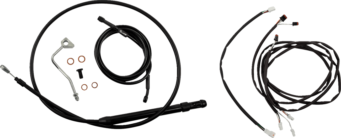 BURLY BRAND-Complete Handlebar Install Kits for Ape Hangers / '17-'23 Bagger-Handlebar Install Kits-MetalCore Harley Supply
